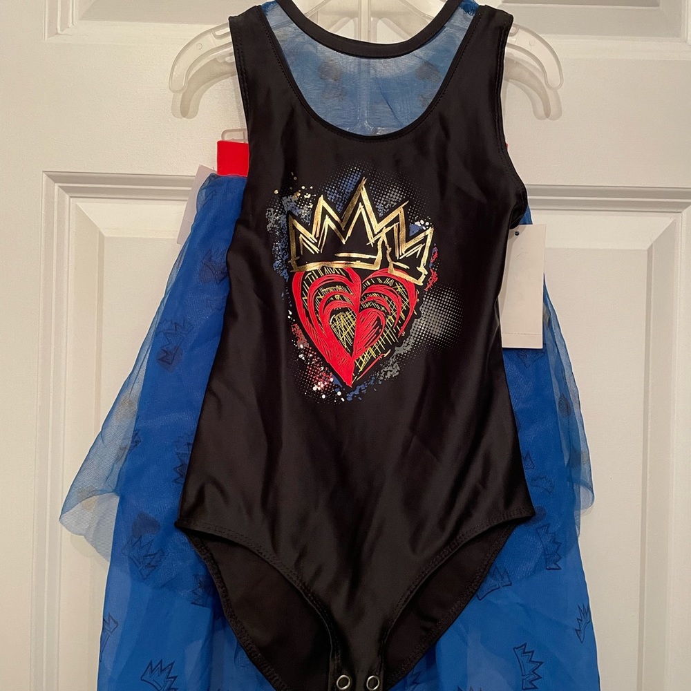 Girls two-piece body suit and skirt set-Disney Descendants 3